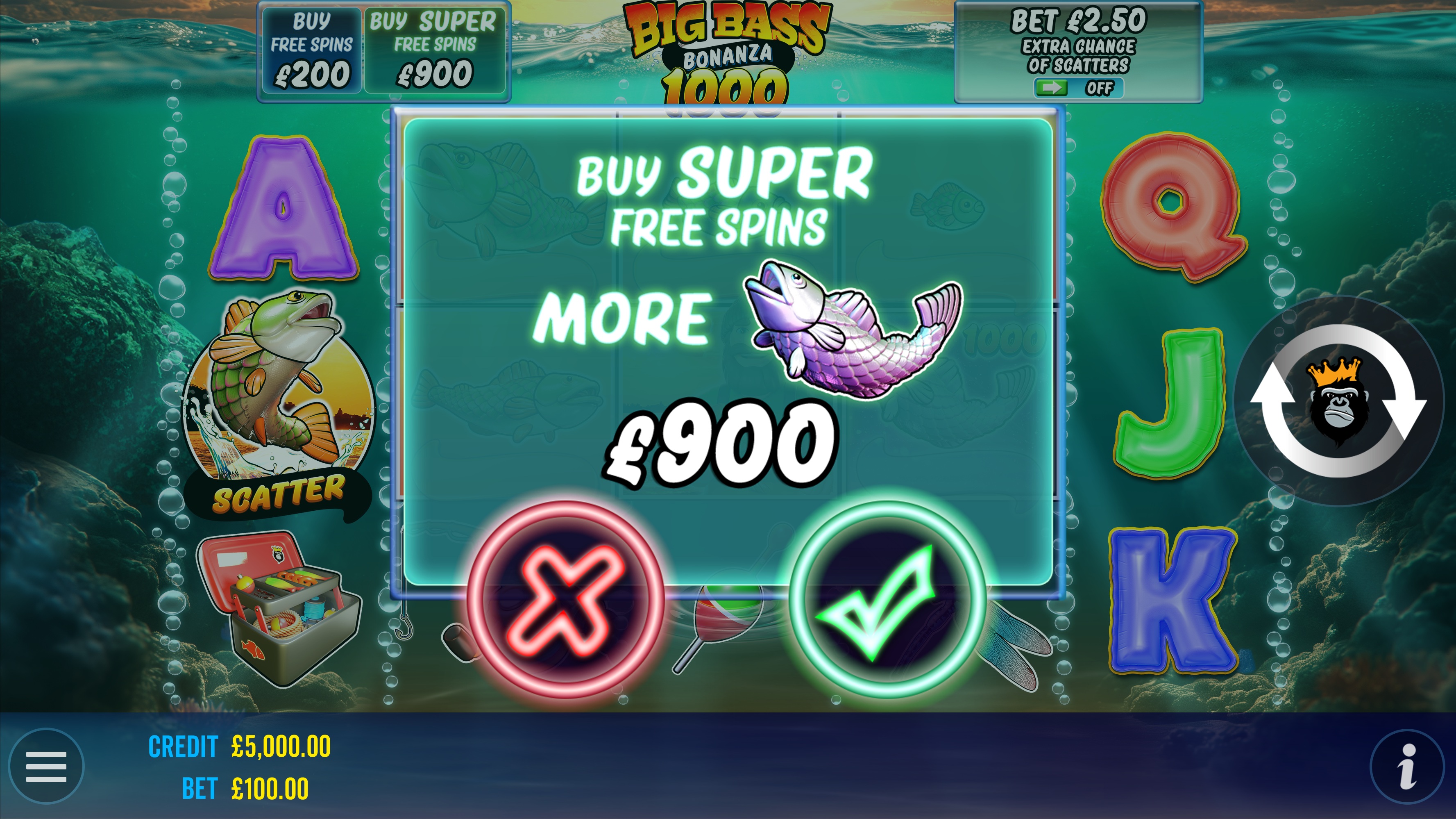 Big Bass Bonanza 1000 - screenshot with slot description 8